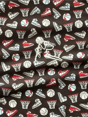 Men’s basketball-themed golf shirt from Rhoback